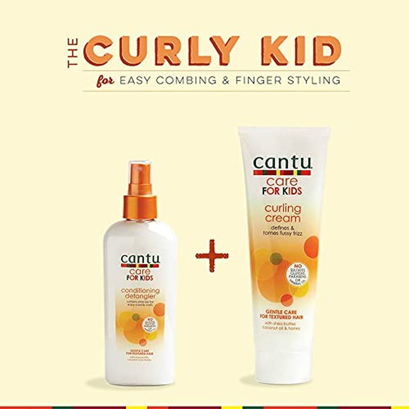 Care for Kids Paraben & Sulfate-Free Curling Cream with Shea Butter, 8 Oz (Pack of 3)