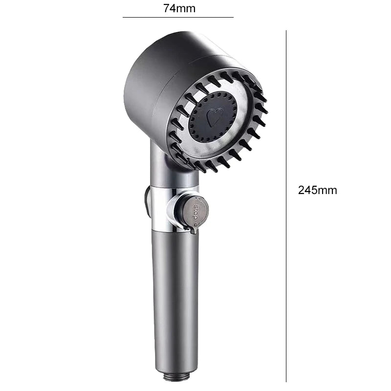 4 Modes Shower Head High Pressure Shower Head with Shower Filter Massage Showerhead Water Saving Shower Heads Bathroom Accessory