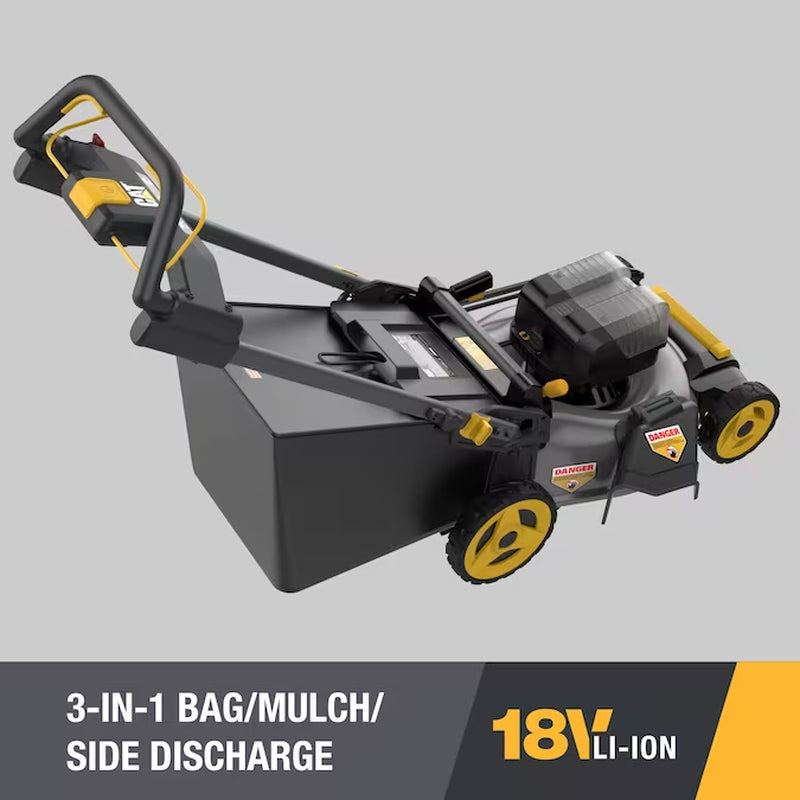 36-Volt, (2 X 18-Volt) 8 Ah Batteries 21-In Self Propelled Battery Walk Mower With