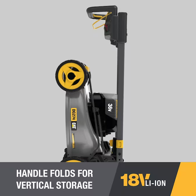 36-Volt, (2 X 18-Volt) 8 Ah Batteries 21-In Self Propelled Battery Walk Mower With